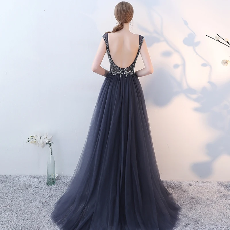 SSYFashion/Новое Вечернее платье Высококачественная благородная элегантность темно