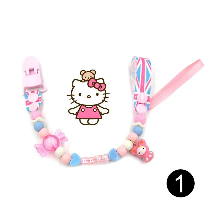 Bell Cartoon pacifier chain Baby Pacifier Clip for Nipples Cute Infant Teeth Dummy Chain for Children Baby Pacifier Clip B0650