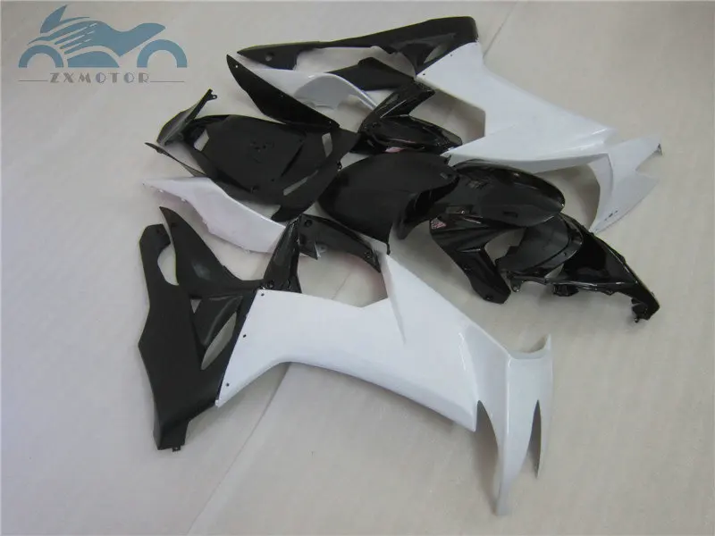 Пользовательские обтекатели комплект для KAWASAKI Ninja ZX10R 2008 2009 2010 ABS пластик Обтекатель Набор ZX 10R 08 09 10 Белый Черный послепродажный