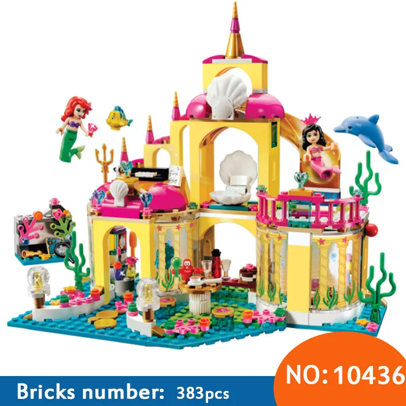 AIBOULLY 10436 Princess Undersea Palace font b Model b font font b Building b font Kits