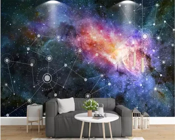 

beibehang Wallpaper home decor starry mural TV background wall papier peint mural 3d vinyl wallpaper papier peint mural 3d