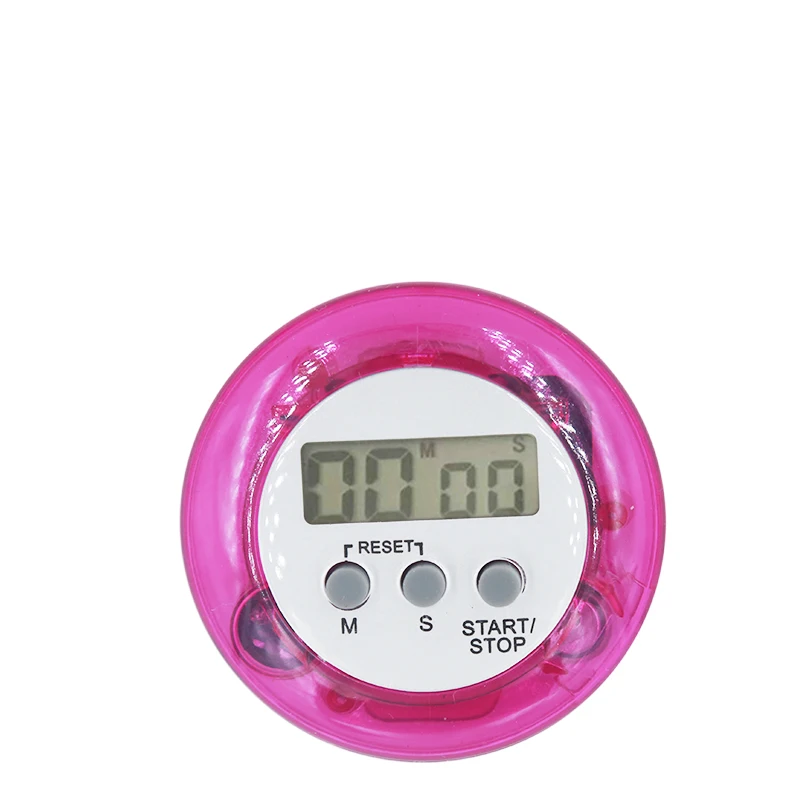 high quality round electronic timer LCD Digital Kitchen Countdown Timer Timing tool with stand 30%OFF