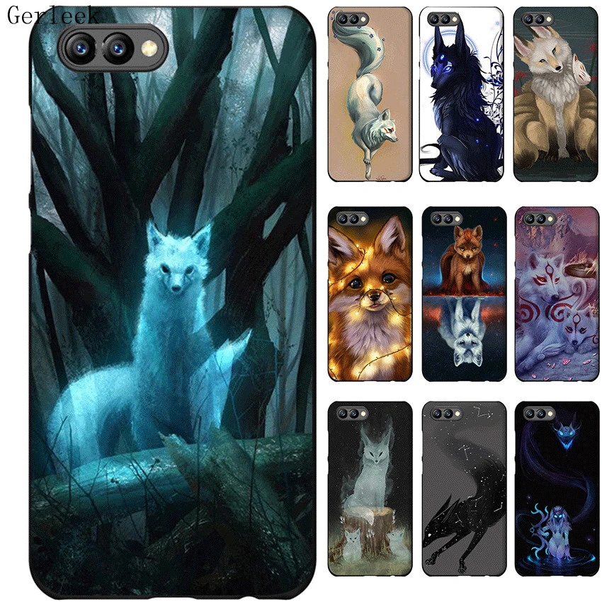 Desxz Симпатичные Фокс ТПУ сумка для huawei P8 P9 P10 P20 Pro Lite мини P Smart Cover