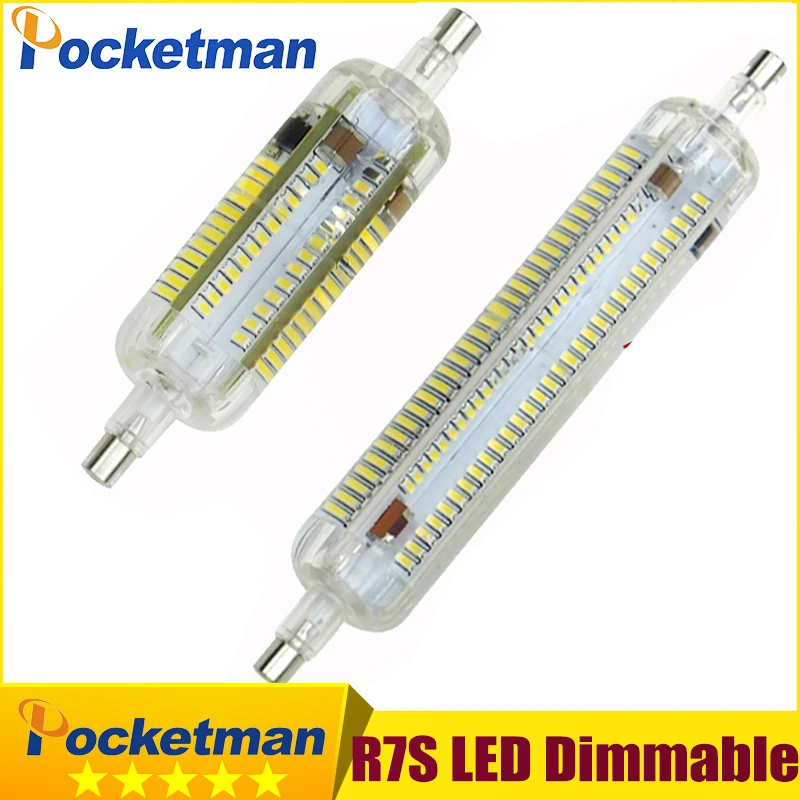 

R7S led 118mm 15W 10W LED Lamparas AC 220V 230V 240V Corn Lamp 78mm Light Replace Halogen Bombillas Equal Incandescent 110W 150W