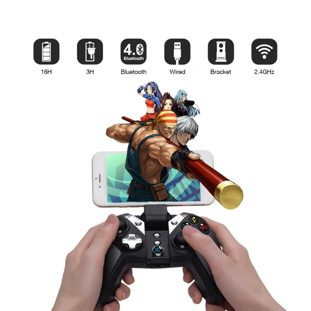 Best Offers GameSir G4s Gamepad for PS3 Controller Bluetooth 2.4GHz Wired snes nes N64 Joystick PC for SONY Playstation 3 for Controle PS3