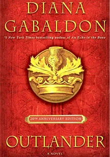 

Outlander red Book cover Locket Necklace keyring silver & Bronze tone B0968