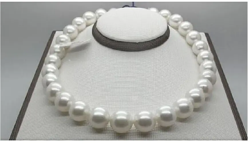 

Free shipping >>>>>genuine HUGE 12-13MM NATURAL SOUTH SEA WHITE PEARL NECKLACE