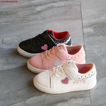 

HaoChengJiaDe Children Baby Girls Shoes Fashion Causal Sneakers Comfortable Shoes Pink White Black Sneakers Sneakers Kids Shoes