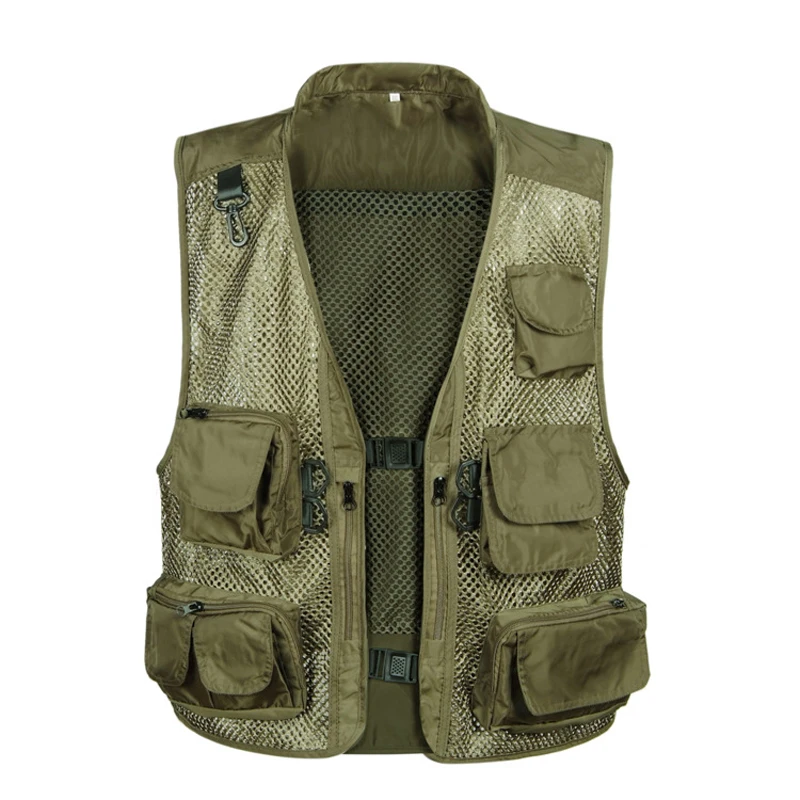 Vest Men Military SWAT Tactical Combat Paintball CamoHunter Mesh Vest Casual Photography Working