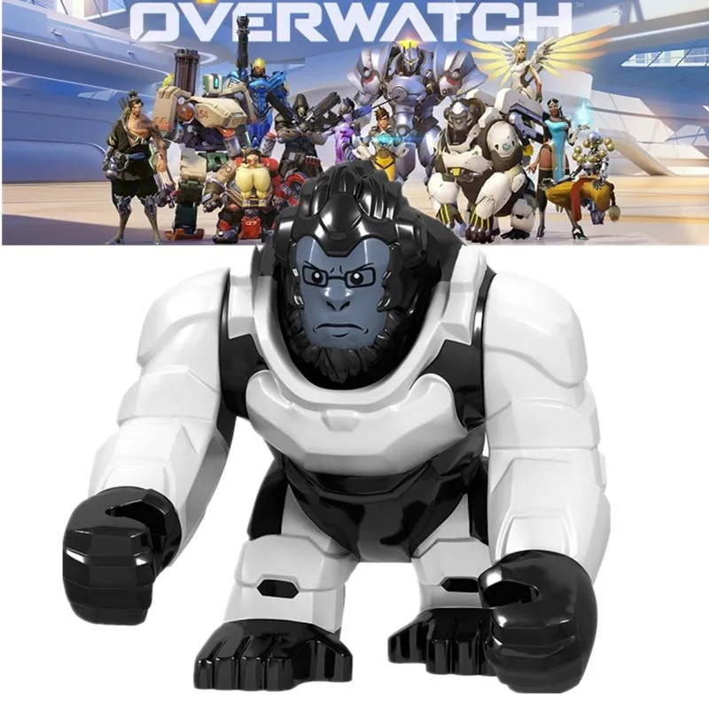 Строительные блоки Legoed OWN minifiged Winston D.Va Jesse.Mccree Reaper Soldier 76 симада хензо детские
