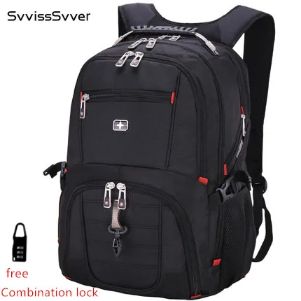Comprar Multifunción de gran capacidad para hombre bolsa de viaje de moda usb de carga impermeable antirrobo 15,6 pulgadas 17 pulgadas laptop mochila hombres