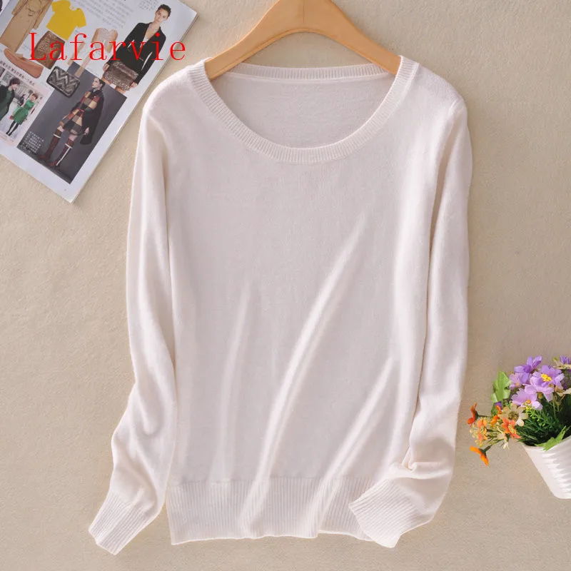 Lafarvie Sweater Women Pullovers 2016 Winter Long Sleeve Wool Female Pullovers Kintted Brand Name Women Cashmere Pullovers Lafarvie Sweater Women Pullovers 2016 Winter Long Sleeve Wool Female Pullovers Kintted Brand Name Women Cashmere Pullovers