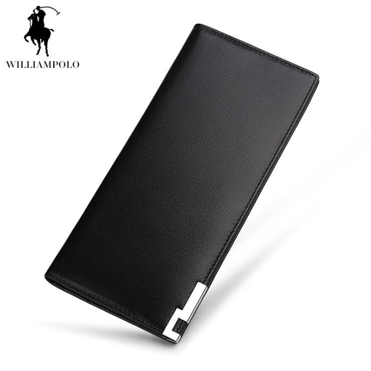 

Williampolo Ultrathin Wallets Genuine Leather Men Wallet Business High Quality Men Wallet