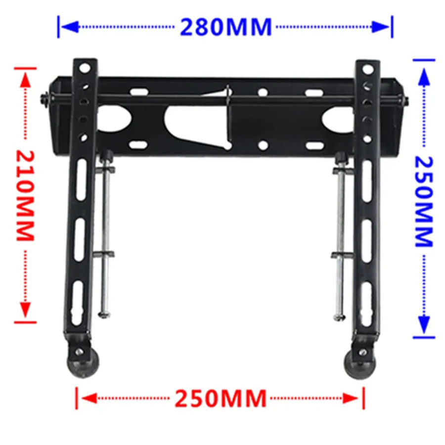General LCD TV Hanging Monitor Bracket 1.2mm Thickness WH401 Suitable For 14-42inch 75x75 100x100 200x200mm Carry up to 50KG (2)
