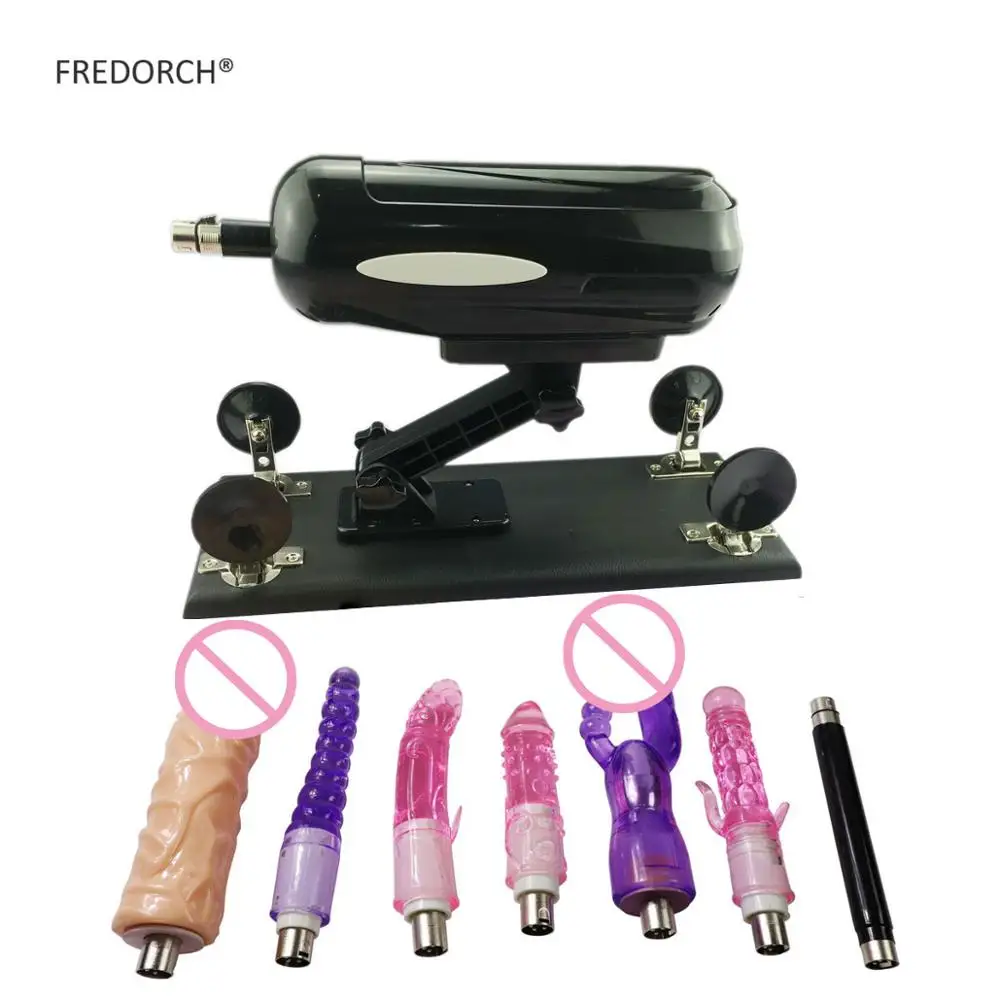  FREDORCH F2 Adjustable Sex Machine Anal Vagina Sex Real Dildo Female Vibrator with Attachments Toys