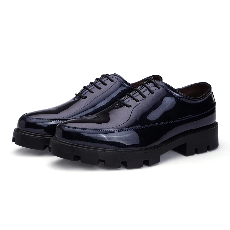 men designer shoe luxury brand italian formal pointed toe patent leather dress safety foowear male platform oxford shoes for men (9)