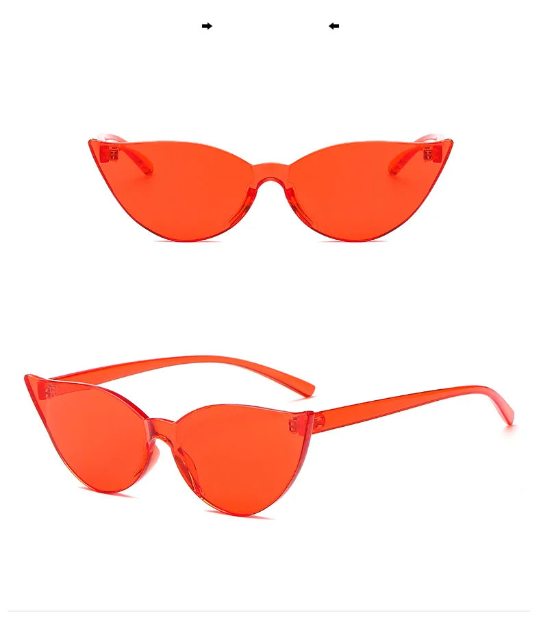 Кошачий глаз Соединенные красочные конфеты солнцезащитные очки высокого качества брендовые дизайнерские Винтажные Солнцезащитные очки женские очки UV400 Солнцезащитные очки ZB-31