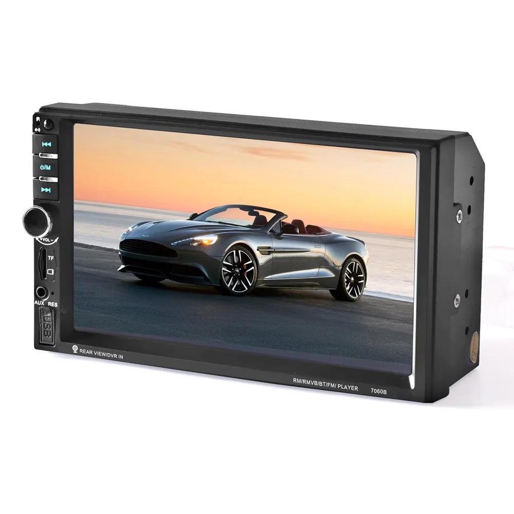 

7'' HD Bluetooth Car Stereo Radio 2 DIN FM/MP5/MP3/USB/AUX Touch Screen Fashion Item 17Sept14