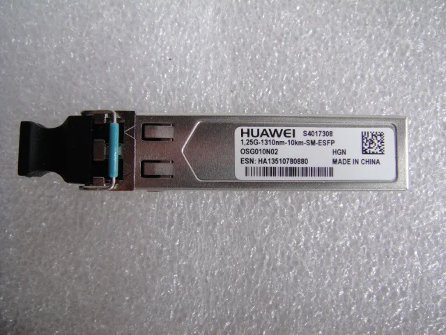 Модуль huawei SFP, 1,25 г 10 км 1310nm SM-ESFP, huawei гигабитный одномодовый SFP модуль OSG010N02