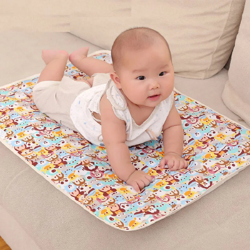 50*70 Baby Changing mat Infants Portable Foldable Washable waterproof mattress children game Floor mats cushion Reusable Diaper