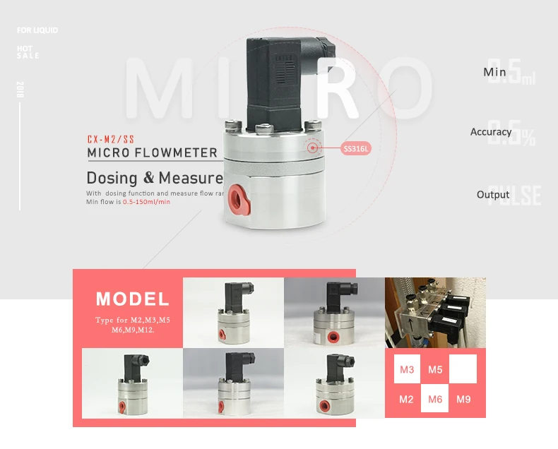 Fuel flowmeter and Aluminium Material And High Accuracy Hydraulic Flowmeter