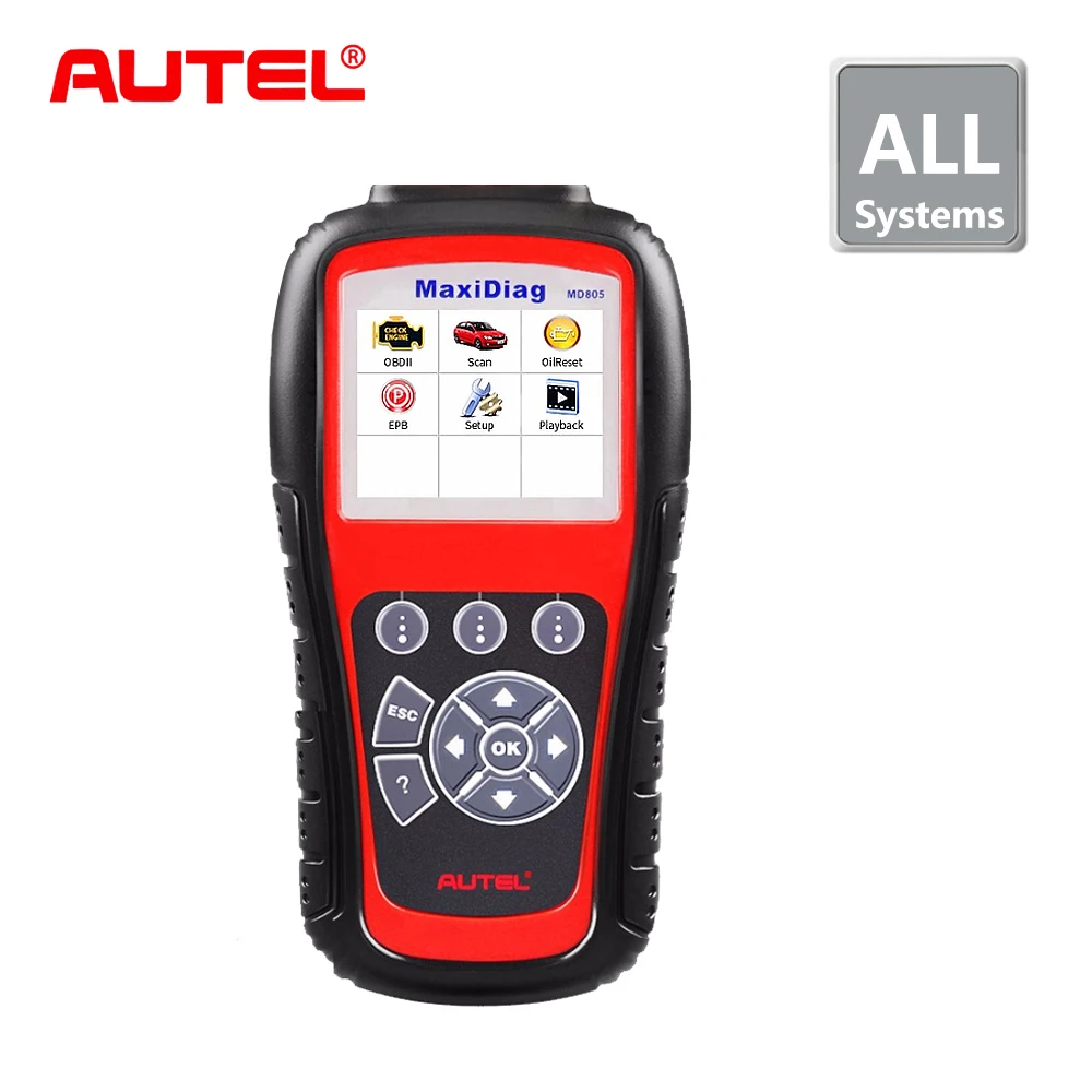 Autel OBD2 Scanner Car Diagnostic Tool MaxiDiag MD805 Full System Code Reader Scaner better than Elm 327 OBD2 Autel OBD2 Scanner Car Diagnostic Tool MaxiDiag MD805 Full System Code Reader Scaner better than Elm 327 OBD2