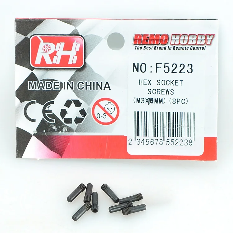 NO: F5223 винты с шестигранной головкой 1/10 RH REMO 727 slash Hobby запасные части для