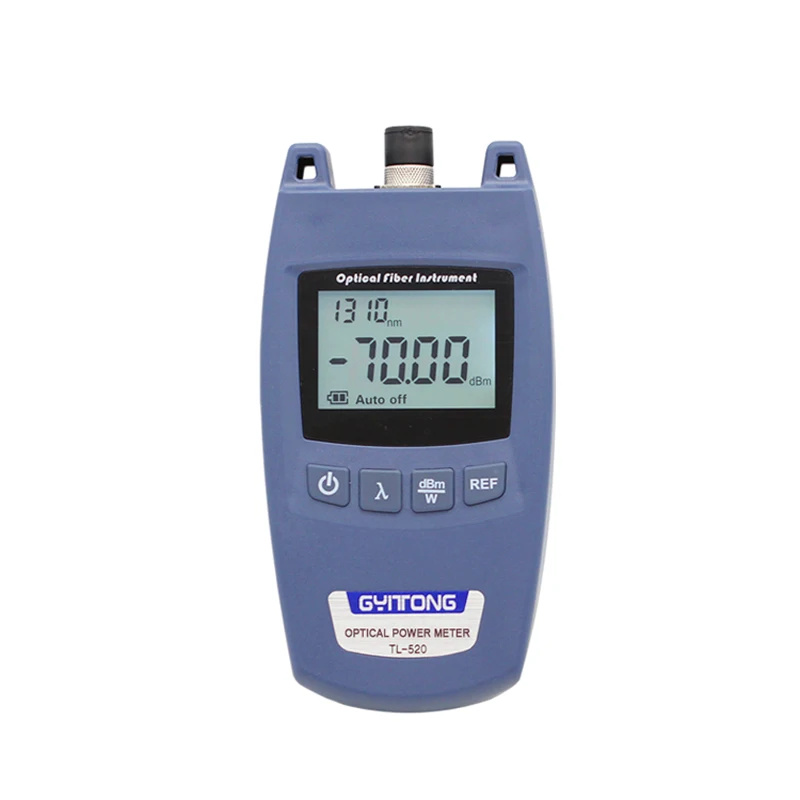 

High Performance Handheld FTTH Fiber Optic Power Meter TL-520 OPM Cable Tester Laser power meter SC/FC Universal Connector