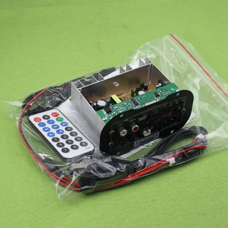 30W Bluetooth Car Subwoofer Hi Fi Bass Amplifier Board MP3 Audio TF USB