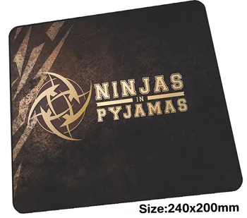 

ninjas in pyjamas mouse pad gamer 240x200mm notbook mouse mat HD pattern gaming mousepad cool new pad mouse PC desk padmouse