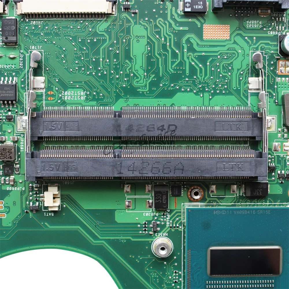 N550JV اللوحة الأم ل ASUS N550JK N550JV اللوحة المحمول REV2.0 i7-4700HQ CPU GT750M 2G DDR3L HM86 اللوحة 100% اختبار