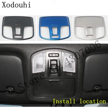 

Car Styling Cover Stick Head Read Front Reading Light Lamp Trim Frame Roof For Hyundai Kona Encino Kauai 2017 2018 2019 2020