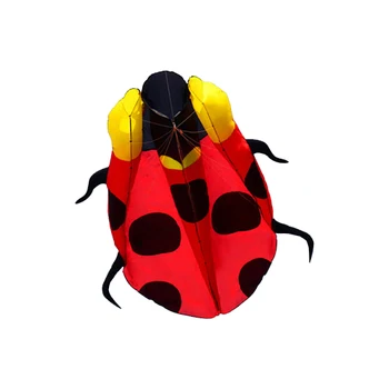 

New Arrive Outdoor Fun Sports 2.3m Ladybug Kite / Animal Software Kites With Handle & Line Good Flying