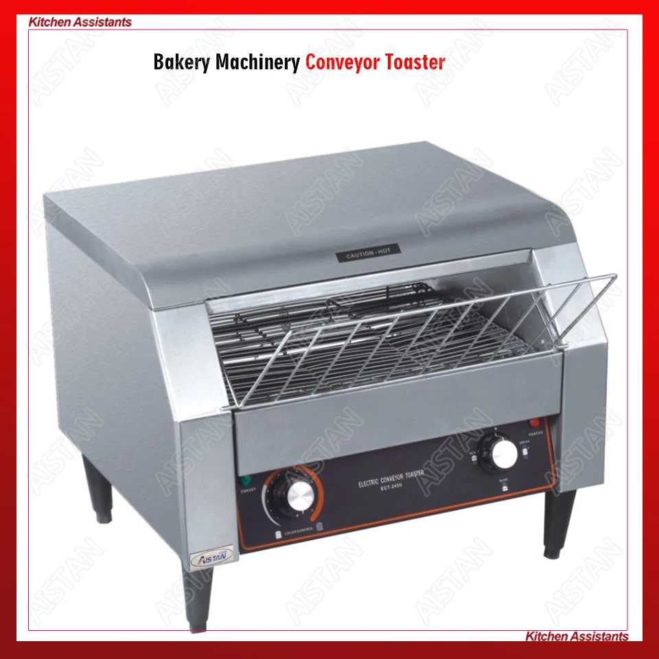 ECT2450 electric conveyor bun bread pizza cookie toaster