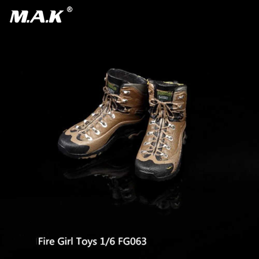 

1/6 Female Action Figure Shoes Model Combat Boots Full Inside figure Accessory