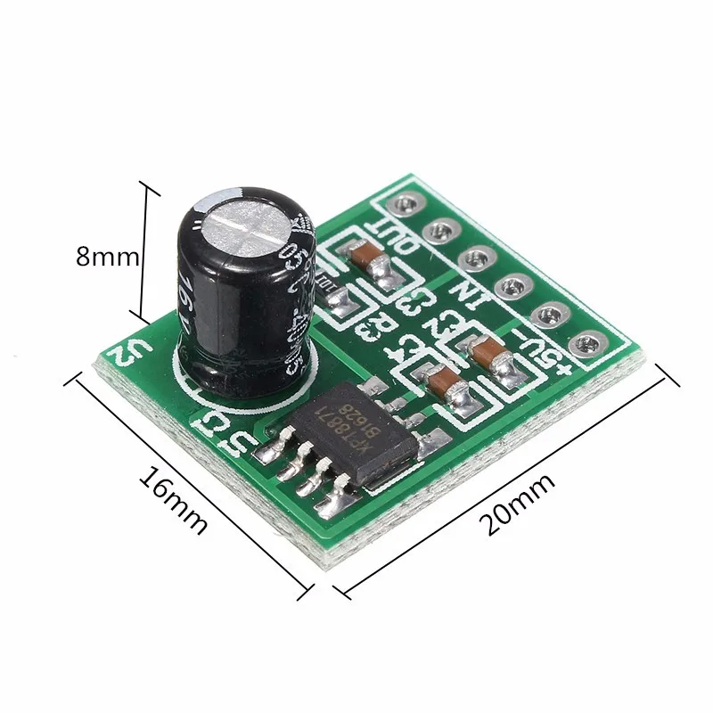 Leory XPT8871 DC 5V 1A 5W мини одноканальный моно цифровой аудио усилитель плата модуль