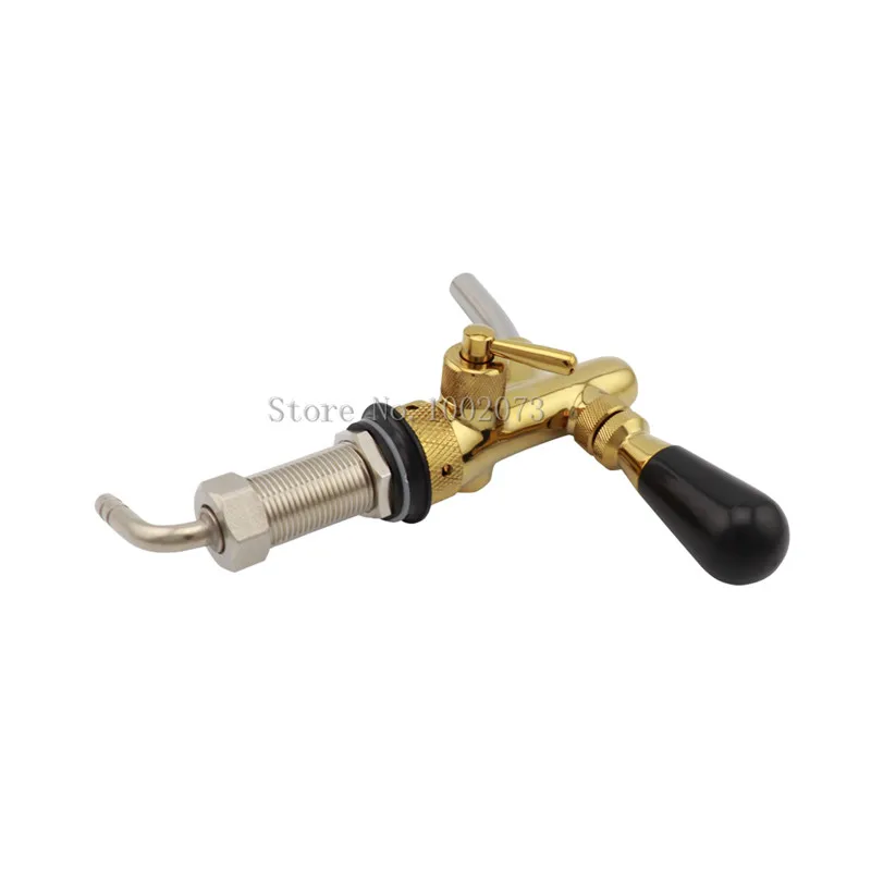 SS Golden Plating G58 Beer Faucet Adjustable Beer Heads Faucet Flow Control Switch Shank Homebrew Keg Tap Dispenser  (4)