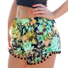 Летние женские короткие брендовые большие размеры 5XL дешевая одежда с кисточками и цветочным принтом китайская повседневная женская модная одежда женские шорты