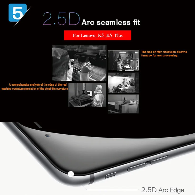Закаленное стекло Calderon для Lenovo Vibe K5 Plus защитные пленки экрана k10 Note A7020|Защитные