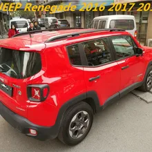 Алюминиевый сплав багажник на крышу автомобиля весы для багажа бар для 16-17-18 JEEP Renegade(черный серебристый