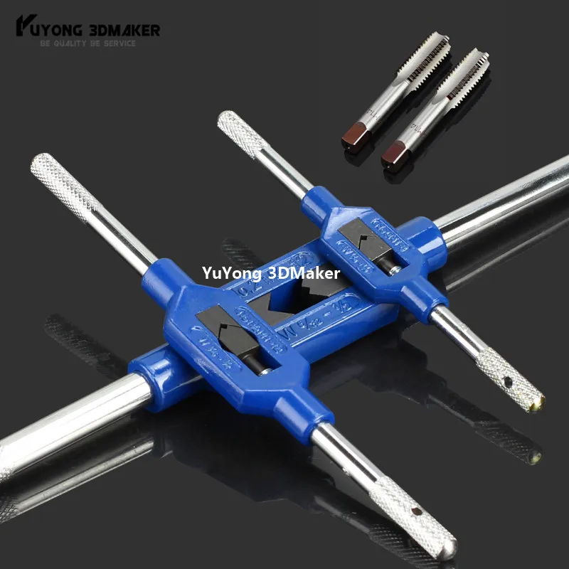 

High strength hard steel manual machine Screw Tap M5 pointed Thread Tapping for V-slot C-Beam T-slot etc Linear Rails