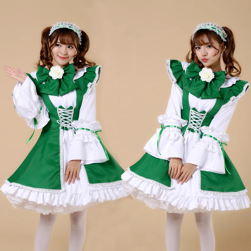 Женский костюм горничной в стиле История Шанхая|maid cosplay|cosplay costumecarnival costume |