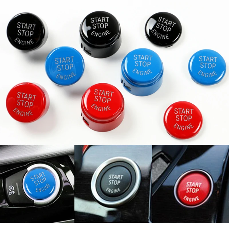

For BMW 1 2 3 4 5 7 F10 F25 F15 F25 F30 F48 E60 E70 E71 E90 E92 E93 X1 X3 X4 X5 X6 Engine Start Stop Switch Button Replace Cover