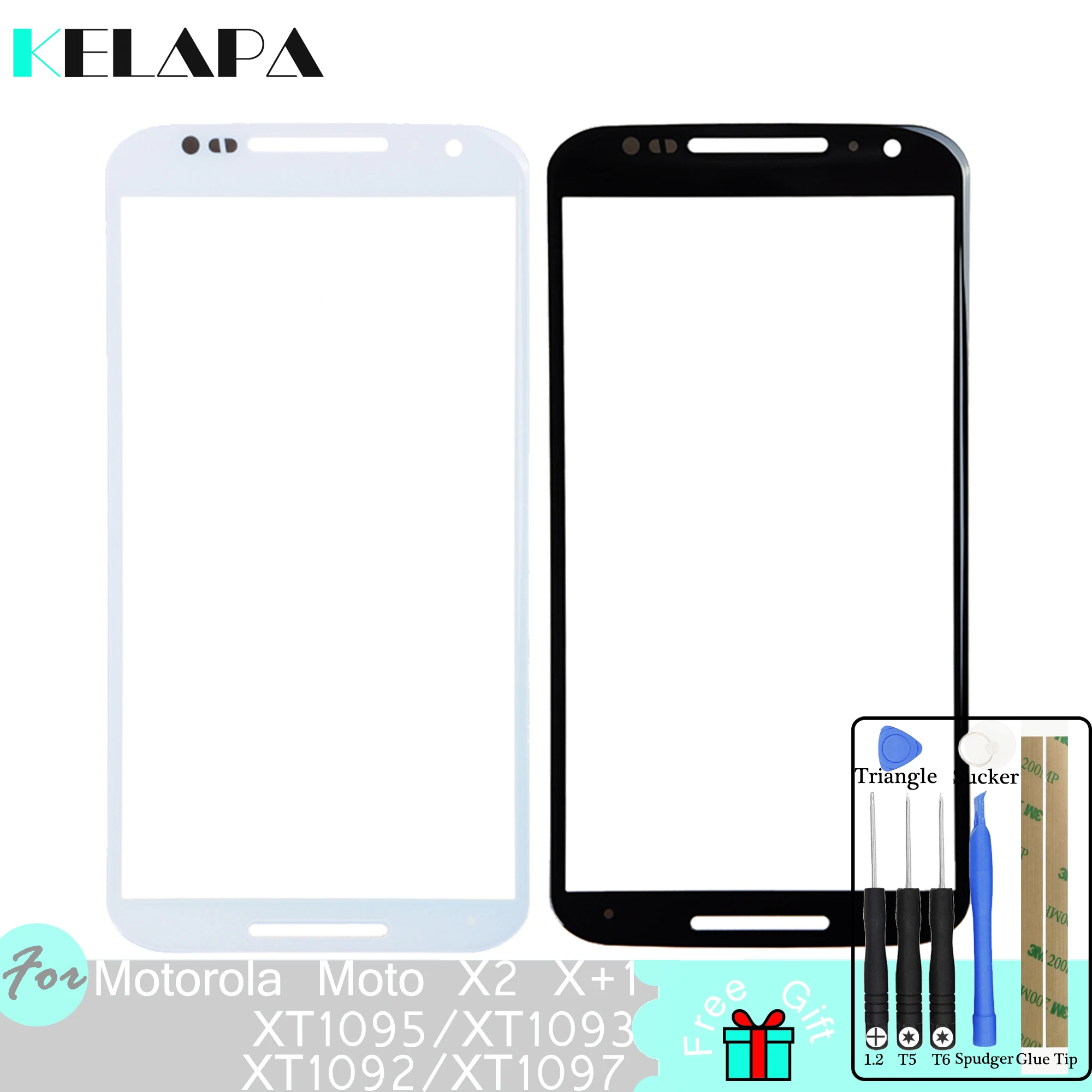 

Front Touch Screen Glass Outer Glass Lens For Motorola Moto X2 X+1 XT1095 XT1093 XT1097 XT1092 (No Touch Screen) + Tools