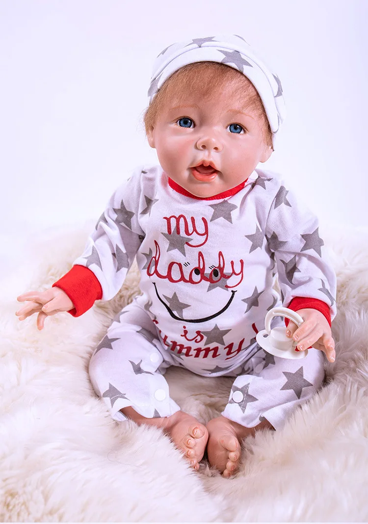 

20 Inch 50cm silicone baby reborn dolls reborn babies sleeping real dolls children toys girl toys