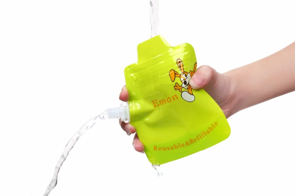 8pcslot Reusable Food Pouch Baby Food Pouches easy clean food bag Double Zipper Organic Baby Kids Food  Pouch Topper Organizer (13)