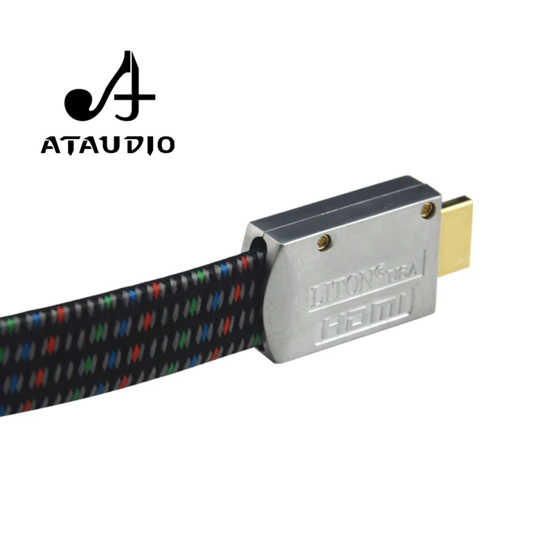 ATAUDIO Hifi HDMI кабель из чистой меди Liton Hi-end HDMI 1,4 аудио кабель