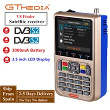 GTMEDIA/Freesat V8 Finder HD DVB-S2 цифровой спутниковый искатель высокой четкости спутниковый искатель DVB S2 спутниковый измеритель Satfinder 1080P