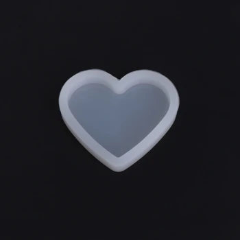 

Silicone Mold Heart Shape Epoxy Resin DIY Jewelry Making Crafts Cake Decorations