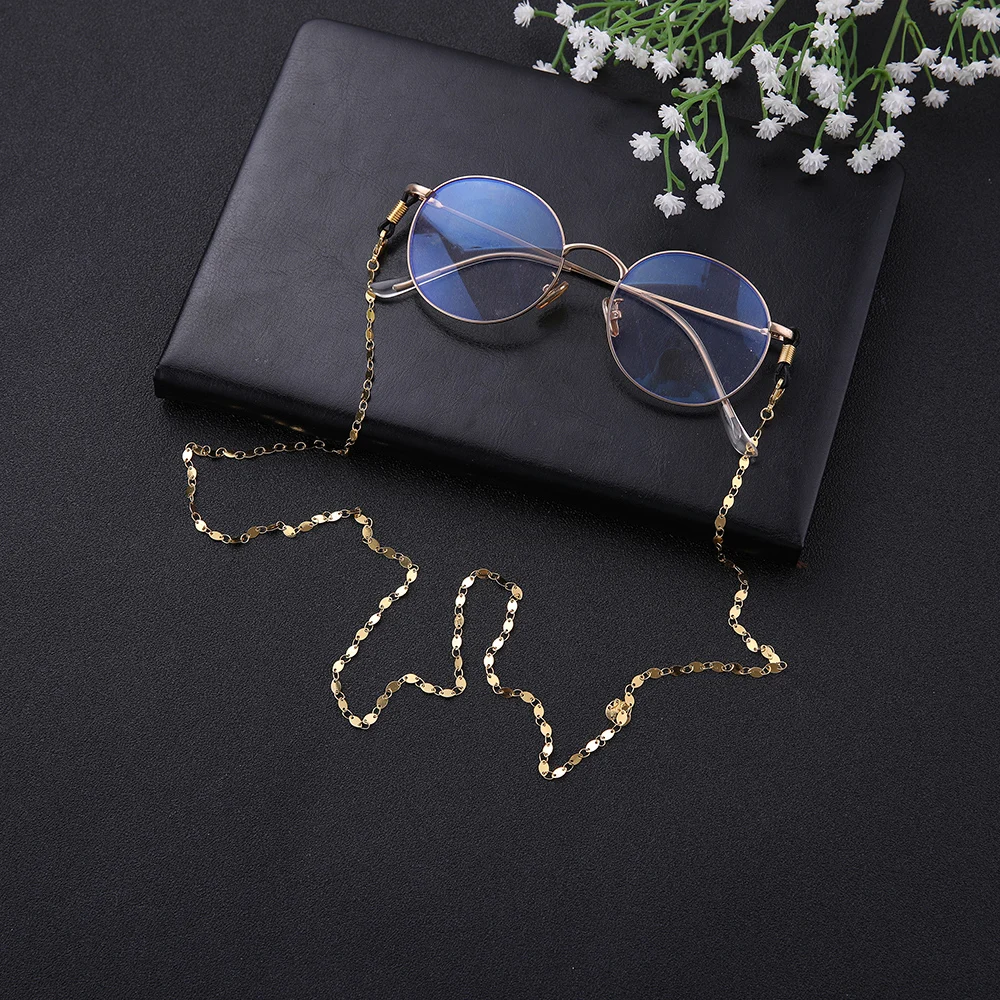 SKYRIM модные шикарные женские золотые очки солнечные очки с цепочкой для чтения шнурок для очков Eyewears шнур держатель шейный ремешок веревка